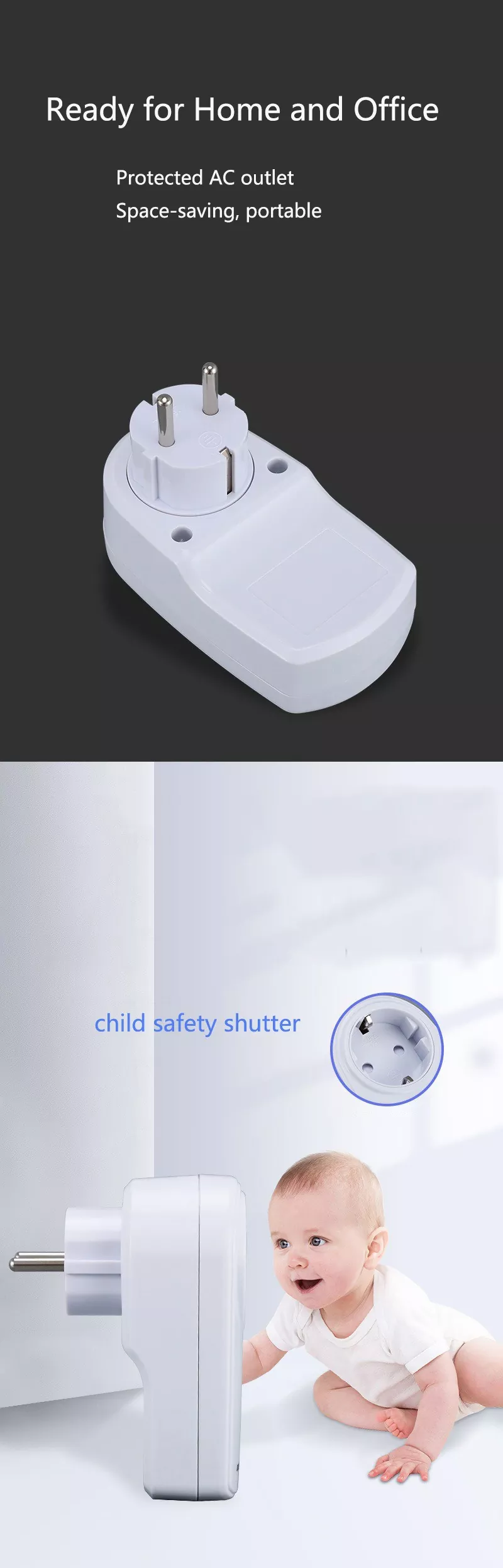 EU Surge Protector Socket